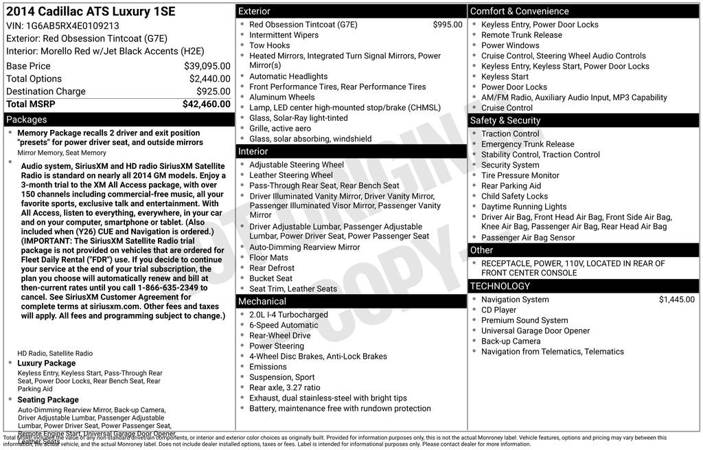 Used 2014 Cadillac ATS Luxury image 22