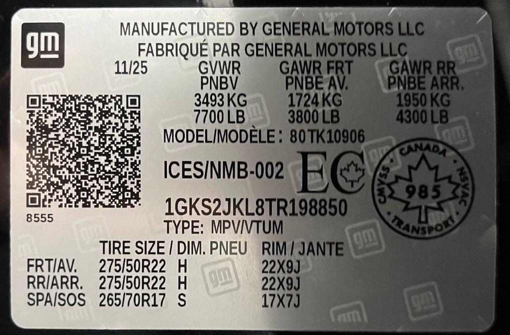 Used 2026 GMC Yukon XL Denali w/ Sun & Power Step Package AWD/4WD image 62