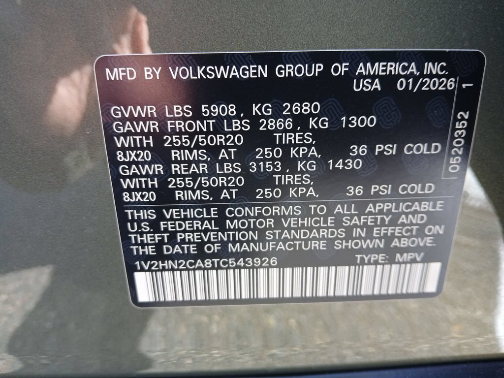New 2026 Volkswagen Atlas SE AWD/4WD image 28