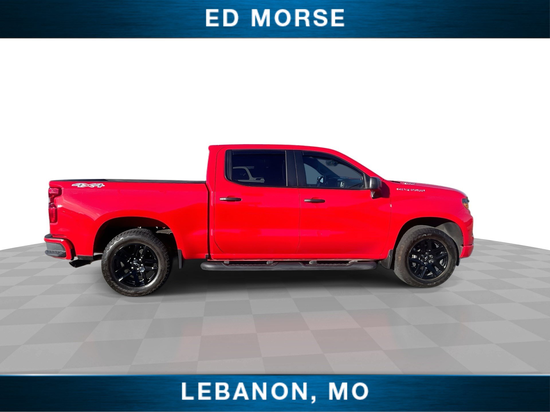 Certified 2025 Chevrolet Silverado 1500 Custom w/ Turbomax Blackout Package AWD/4WD image 9