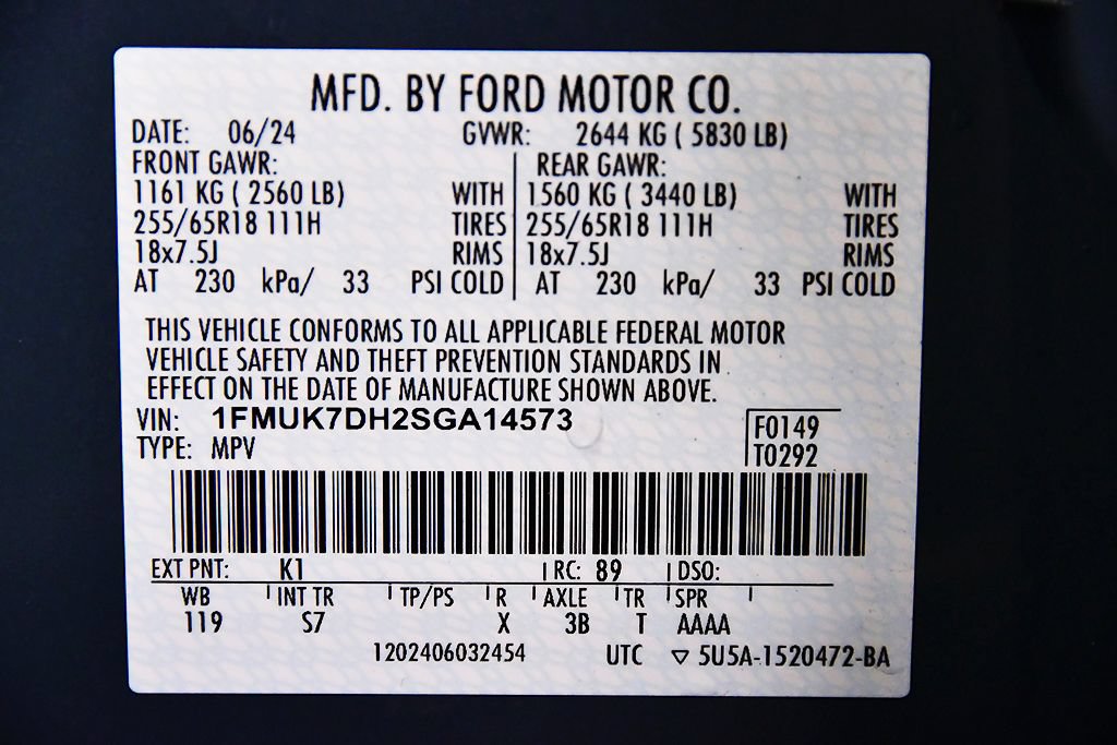 Used 2025 Ford Explorer Active w/ Active Comfort Package RWD image 14