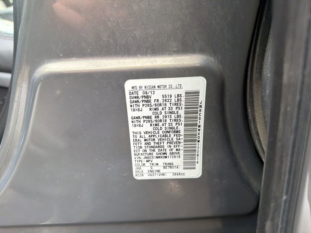 Used 2013 INFINITI FX37 AWD image 12