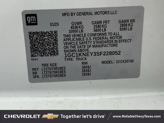 Used 2025 Chevrolet Silverado 2500 LT AWD/4WD image 37