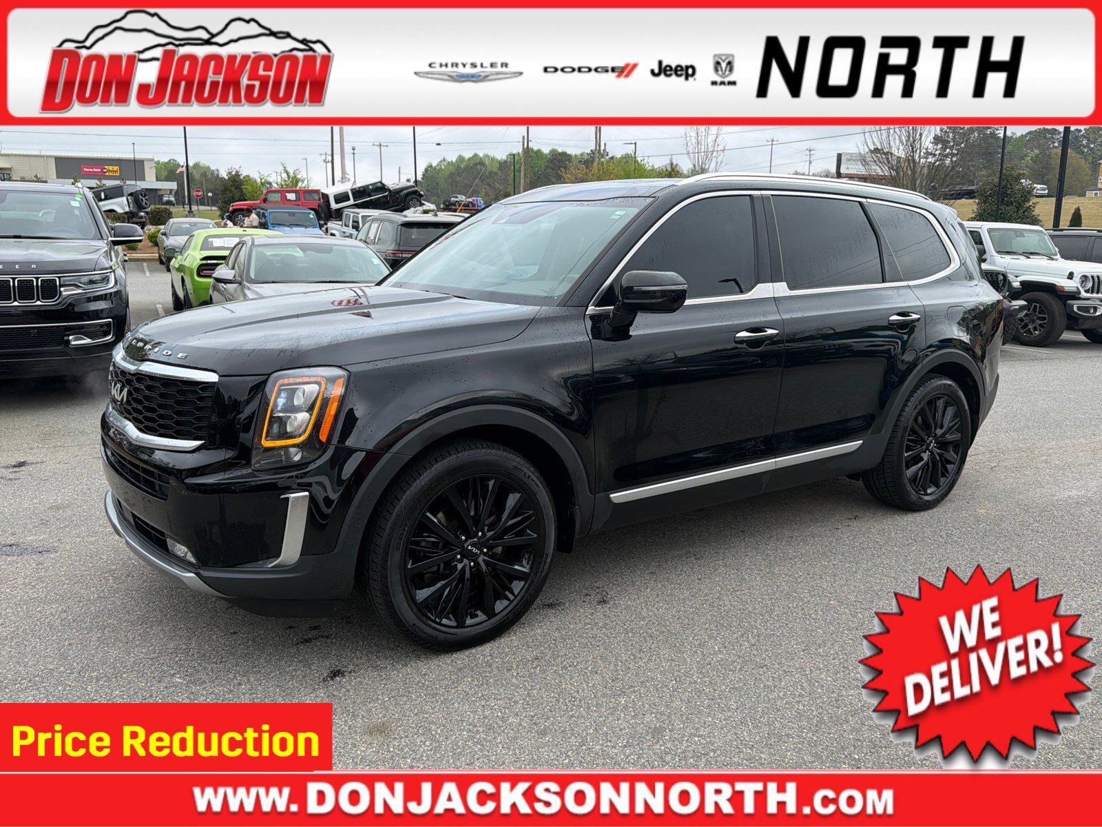 Used 2022 Kia Telluride SX w/ Towing Package FWD image 1