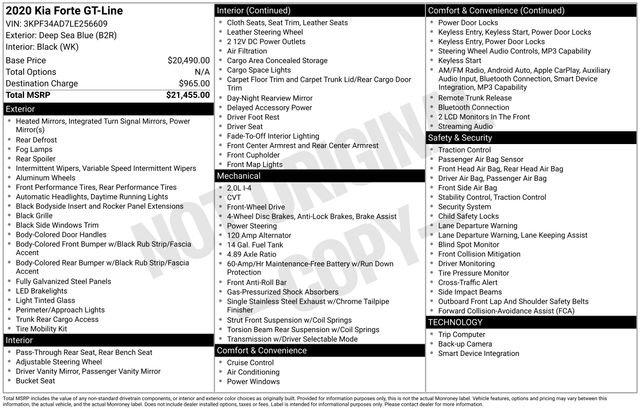 Used 2020 Kia Forte GT-Line image 14