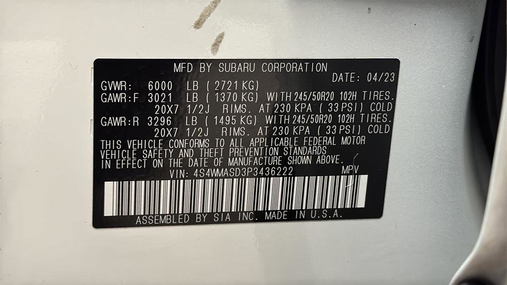 Used 2023 Subaru Ascent Limited image 31