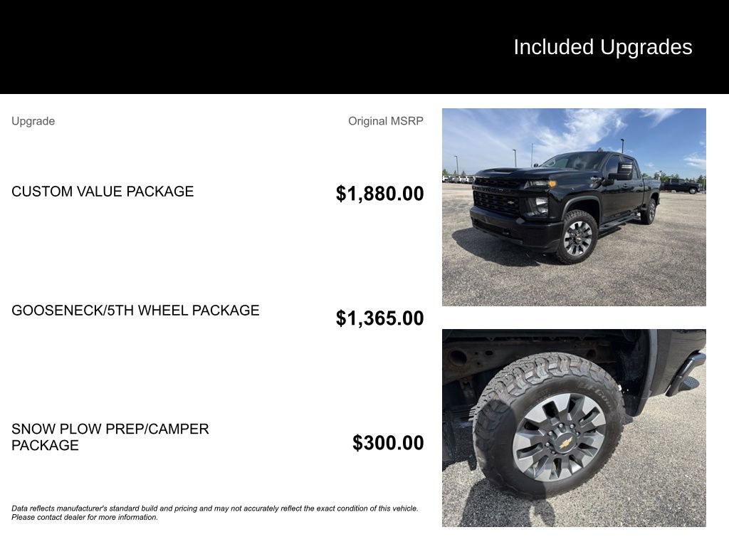 Used 2021 Chevrolet Silverado 2500 Custom w/ Custom Value Package AWD/4WD image 6