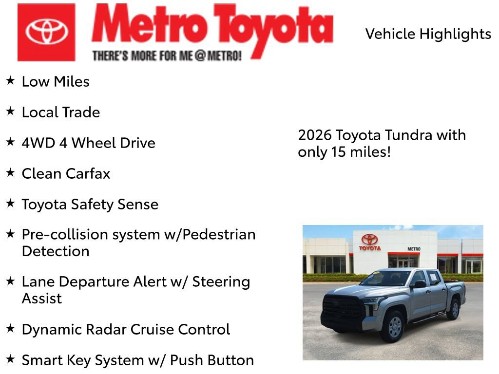 Used 2026 Toyota Tundra SR AWD/4WD image 8