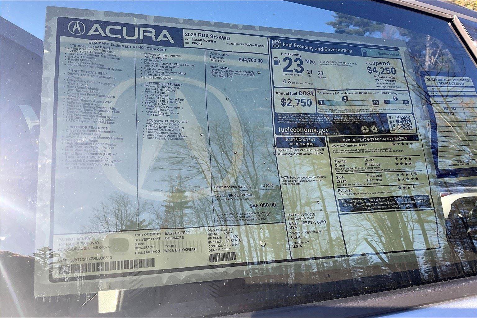 New 2025 Acura RDX SH-AWD image 14