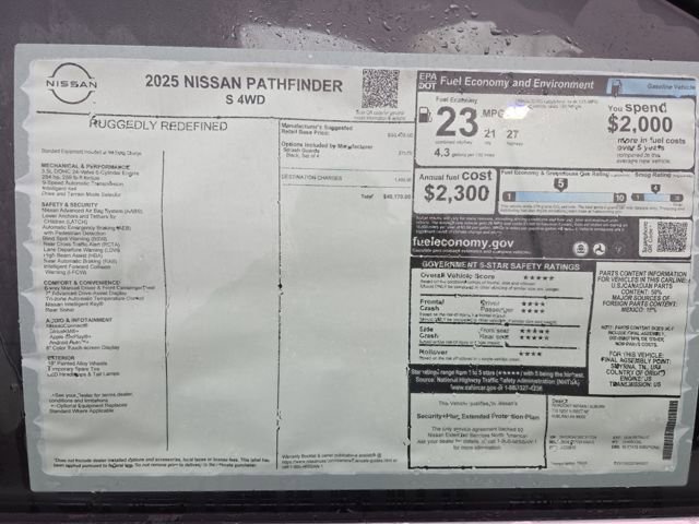 New 2025 Nissan Pathfinder S image 30
