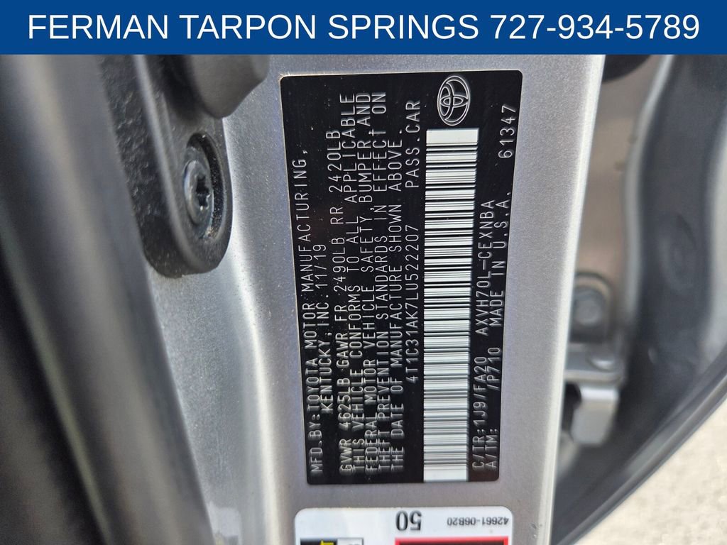 Used 2020 Toyota Camry LE FWD image 22