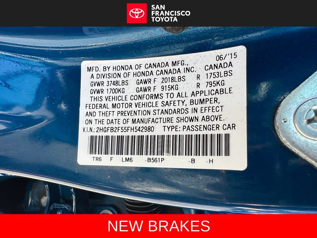 Used 2015 Honda Civic LX image 34
