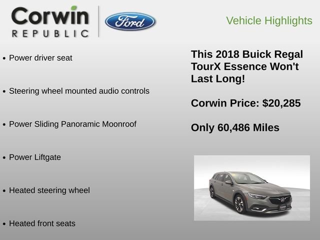 Used 2018 Buick Regal Essence w/ Driver Confidence Package #1 image 12