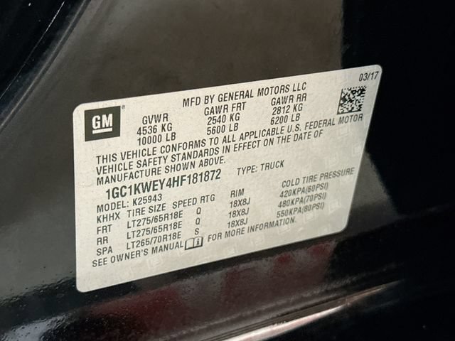 Used 2017 Chevrolet Silverado 2500 LTZ w/ Duramax Plus Package AWD/4WD image 19