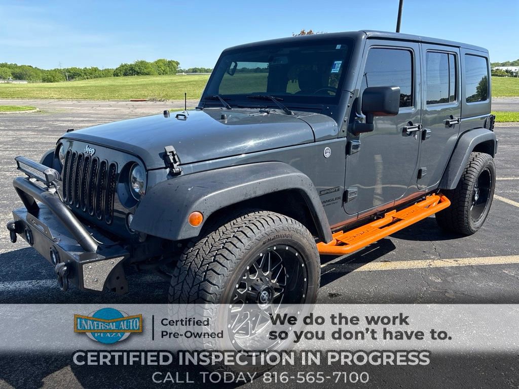 Used 2016 Jeep Wrangler Unlimited Sport w/ Quick Order Package 24S