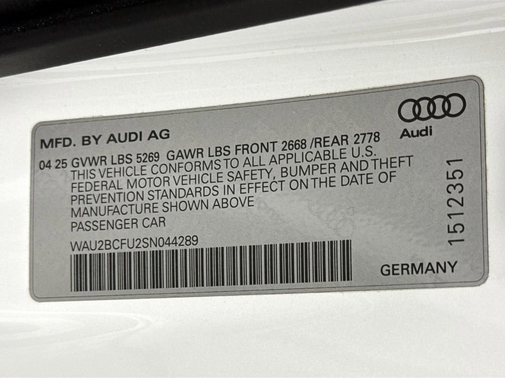 Certified 2025 Audi A5 2.0T Premium Plus w/ Premium Plus image 34