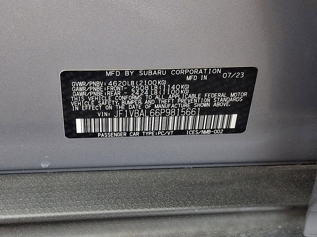Used 2023 Subaru WRX Limited AWD/4WD image 29