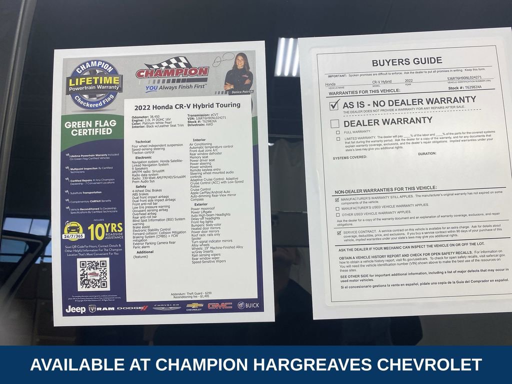 Used 2022 Honda CR-V Touring image 43