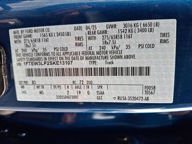 Used 2025 Ford F150 XLT w/ Equipment Group 301A Standard AWD/4WD image 26