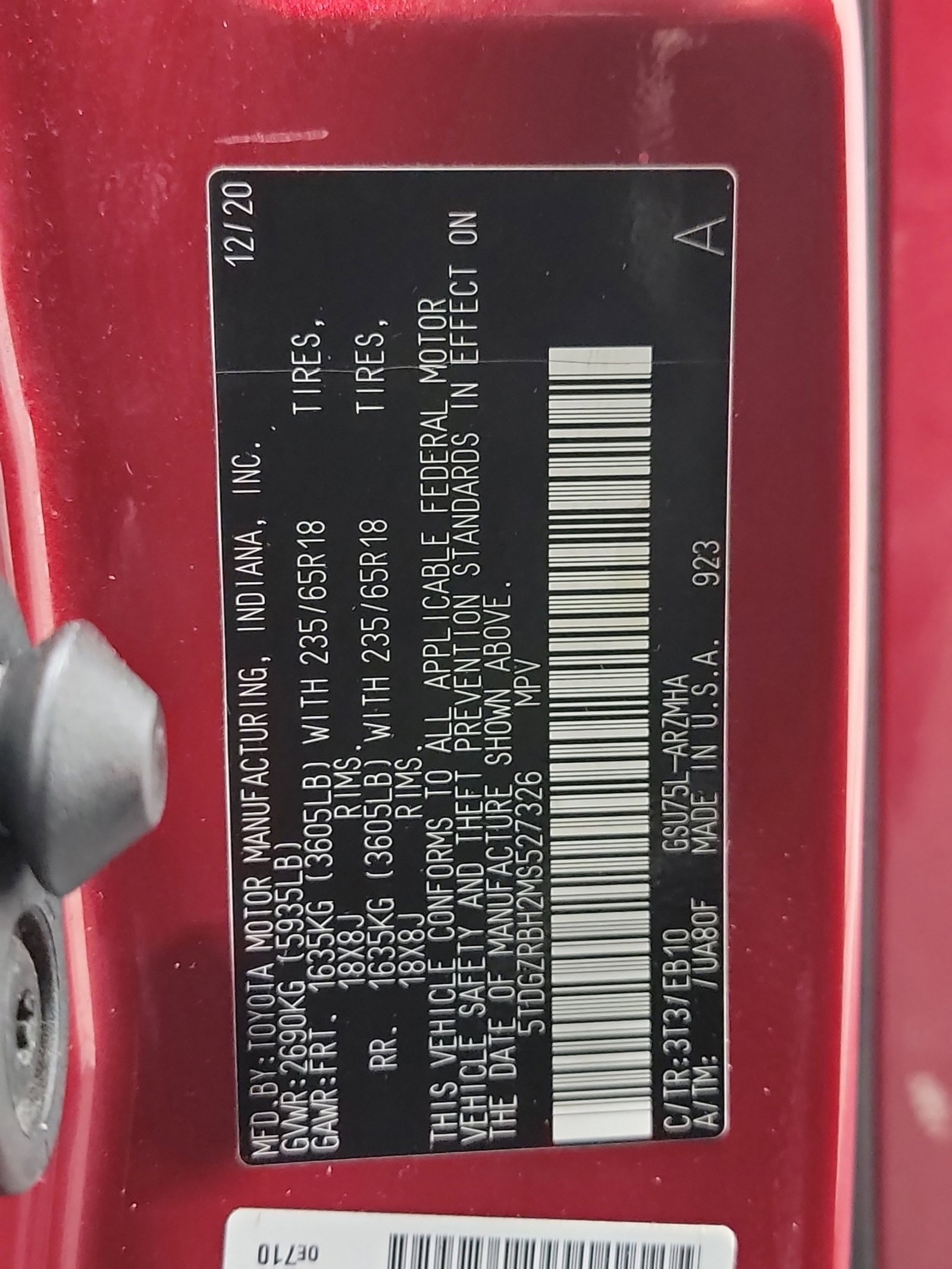 Used 2021 Toyota Highlander XLE AWD/4WD image 33