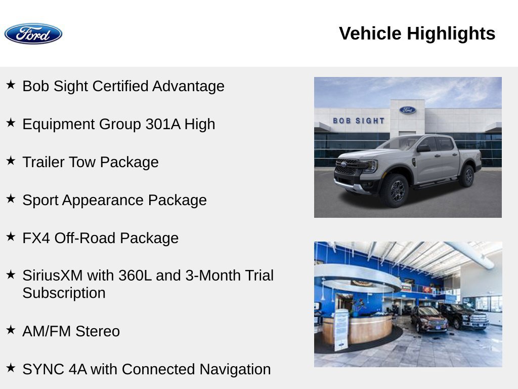 New 2026 Ford Ranger XLT w/ Equipment Group 301A High AWD/4WD image 2