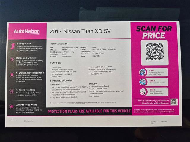 Used 2017 Nissan Titan SV AWD/4WD image 22