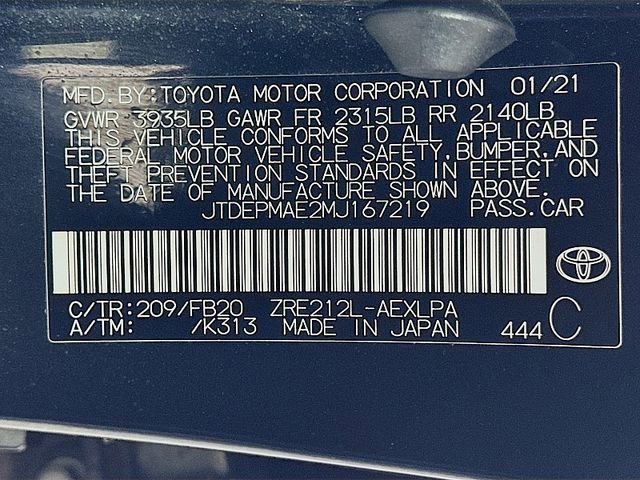 Used 2021 Toyota Corolla LE w/ Carpet Mat Package (TMS) FWD image 31