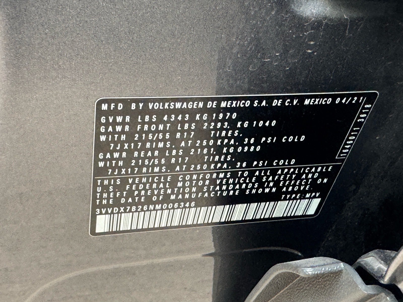 Used 2022 Volkswagen Taos S w/ IQ Drive S Package FWD image 9