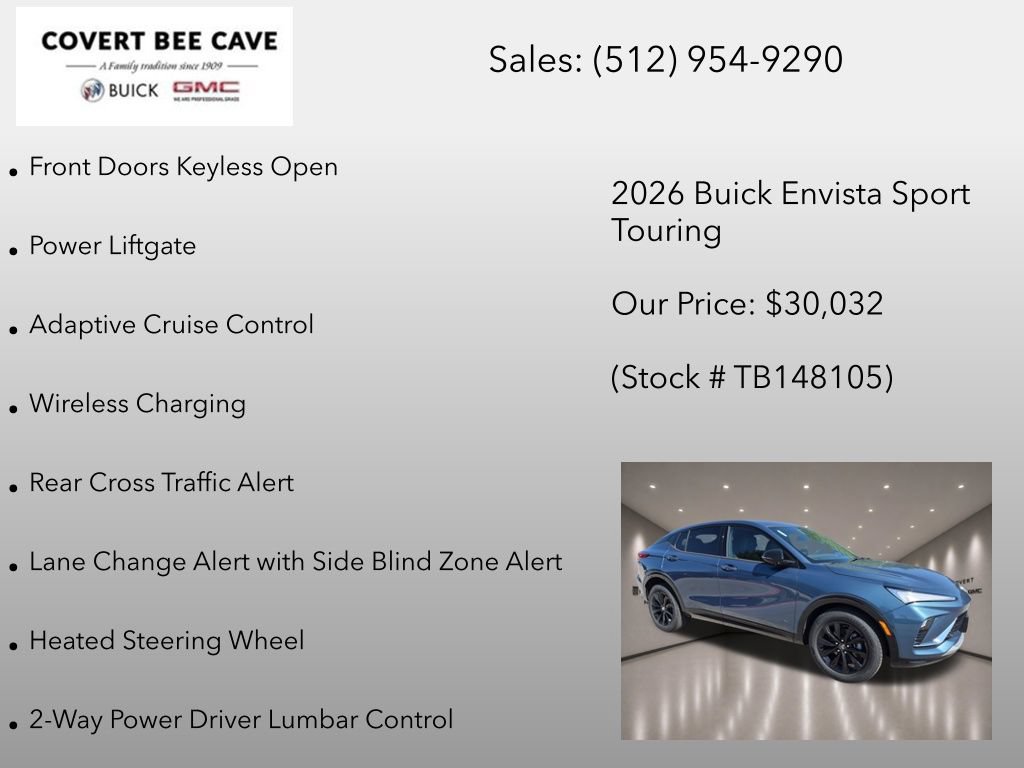 New 2026 Buick Envista Sport Touring w/ Convenience I Package FWD image 18