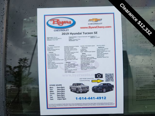 Used 2019 Hyundai Tucson SE image 10