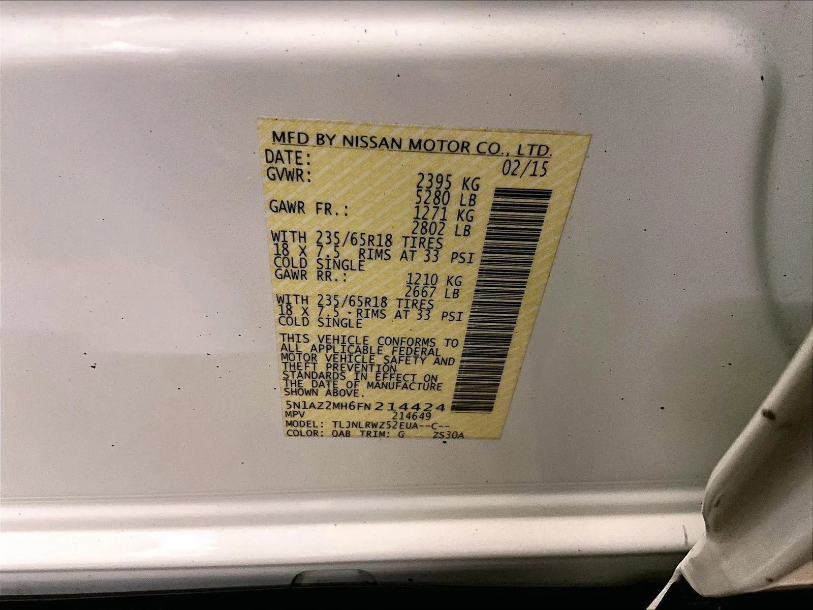 Used 2015 Nissan Murano SL w/ SL Technology Package image 32