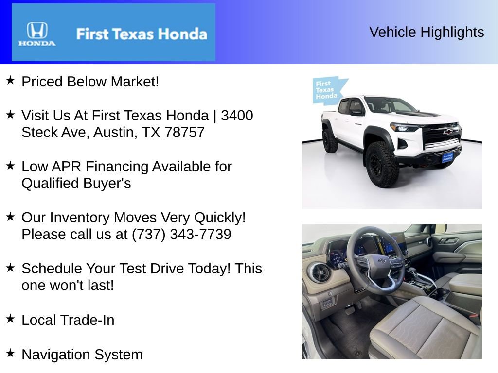 Used 2024 Chevrolet Colorado ZR2 w/ ZR2 Bison Edition image 5