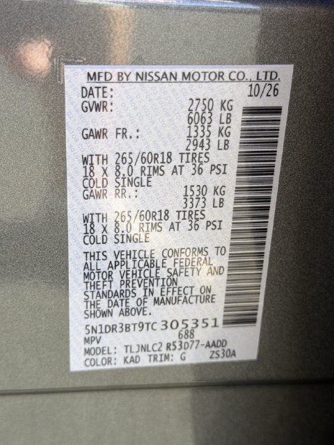New 2026 Nissan Pathfinder Rock Creek AWD/4WD image 39