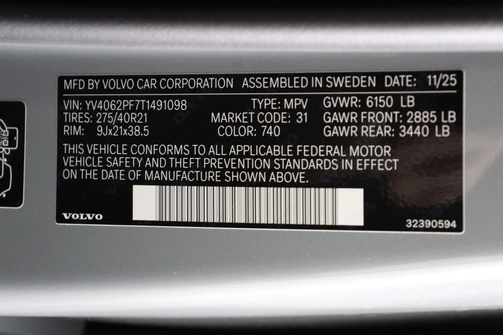New 2026 Volvo XC90 B6 Ultra w/ Protection Package image 17
