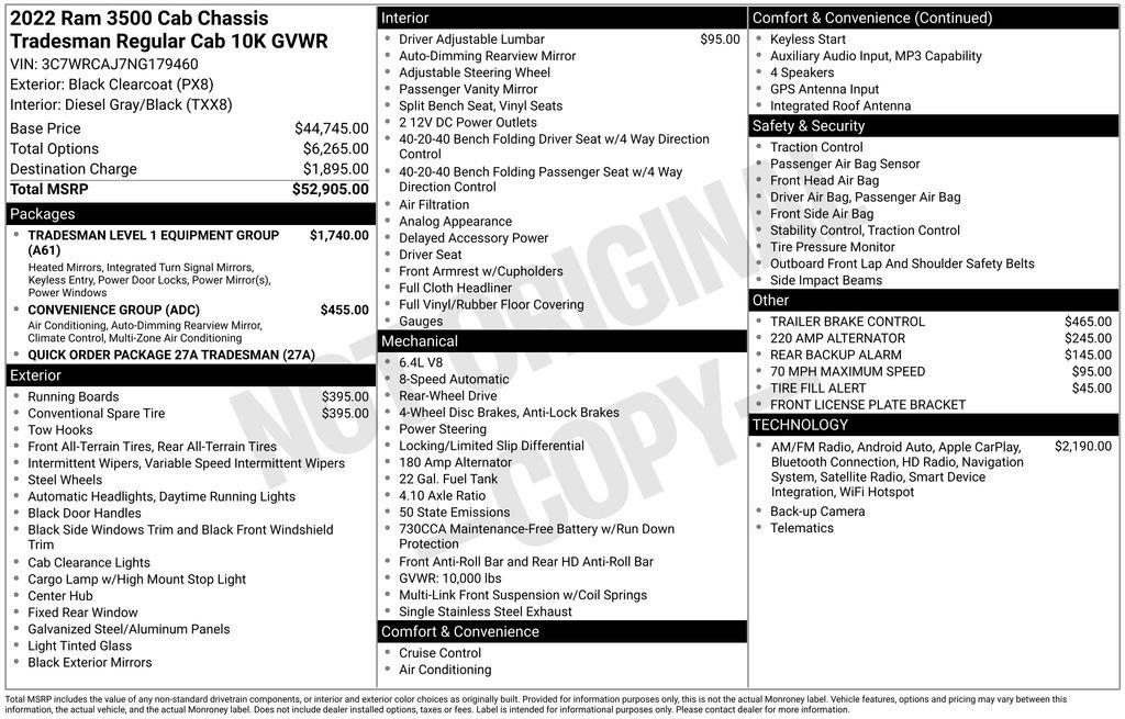 Used 2022 RAM 3500 Tradesman image 15