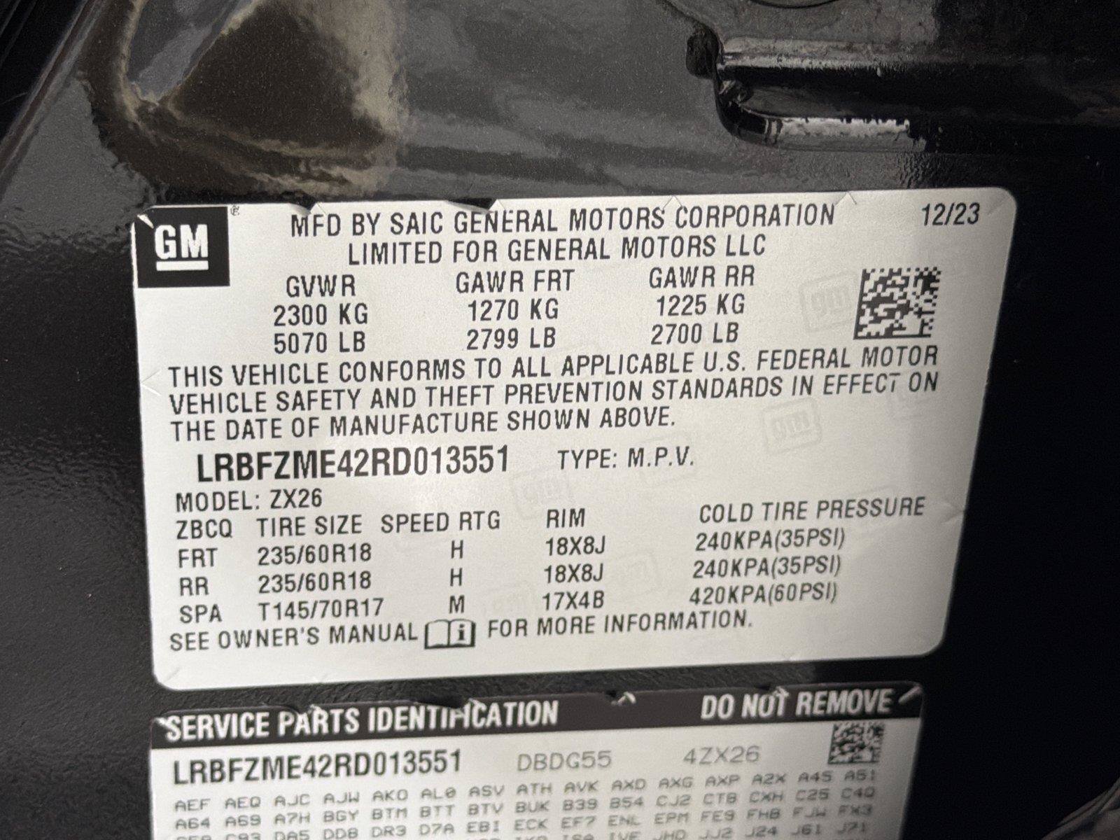 Certified 2024 Buick Envision Preferred AWD/4WD image 31