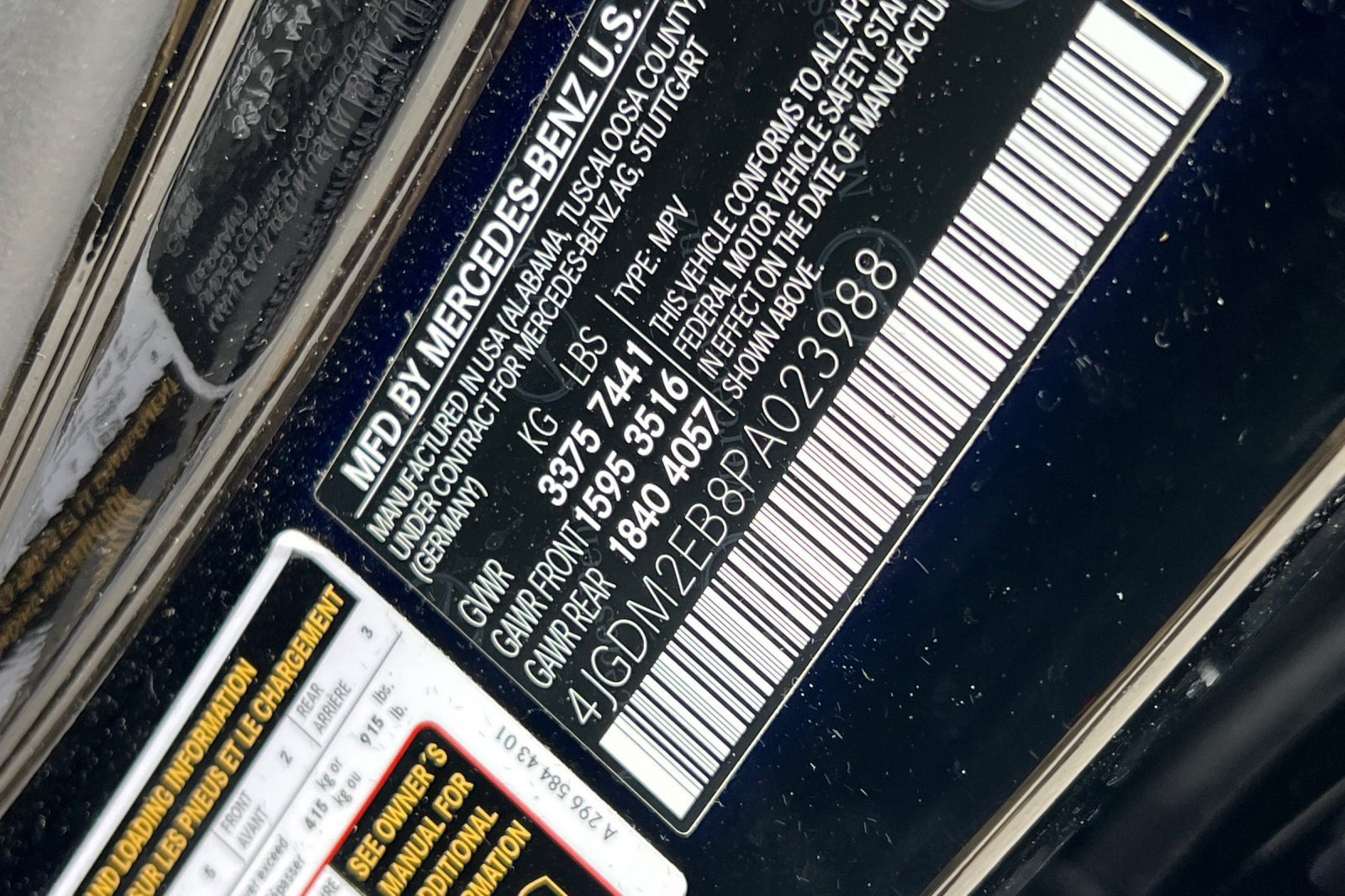 Certified 2023 Mercedes-Benz EQS 450+ 4MATIC SUV image 26