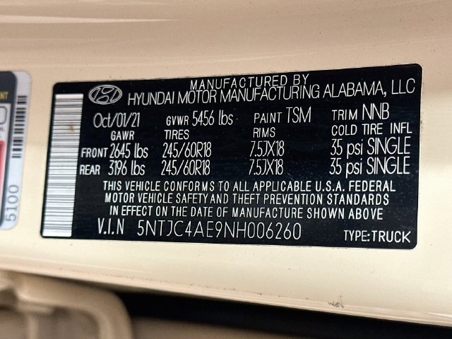 Used 2022 Hyundai Santa Cruz SEL w/ Activity Package FWD image 24