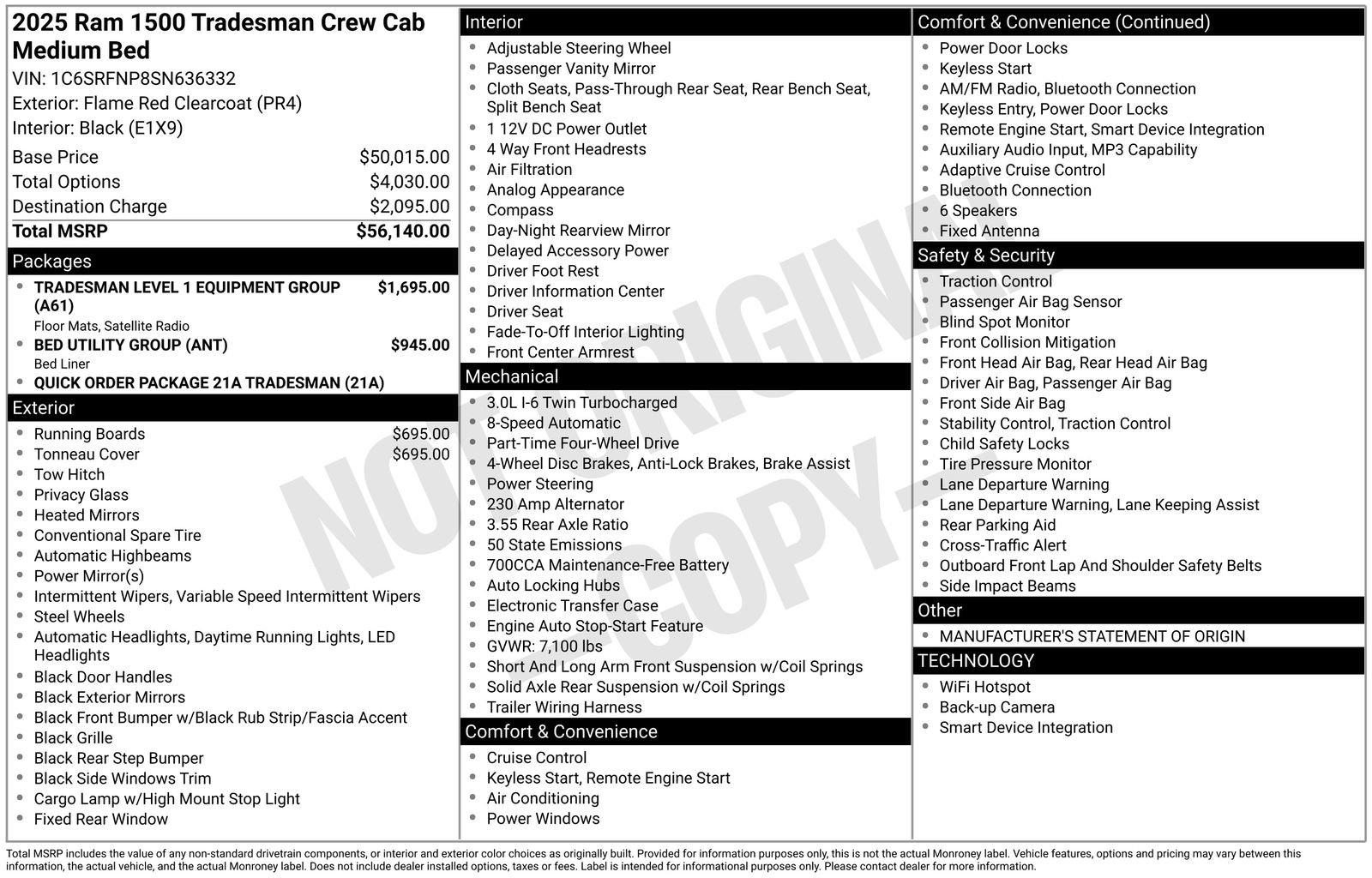 Used 2025 RAM 1500 Tradesman image 35