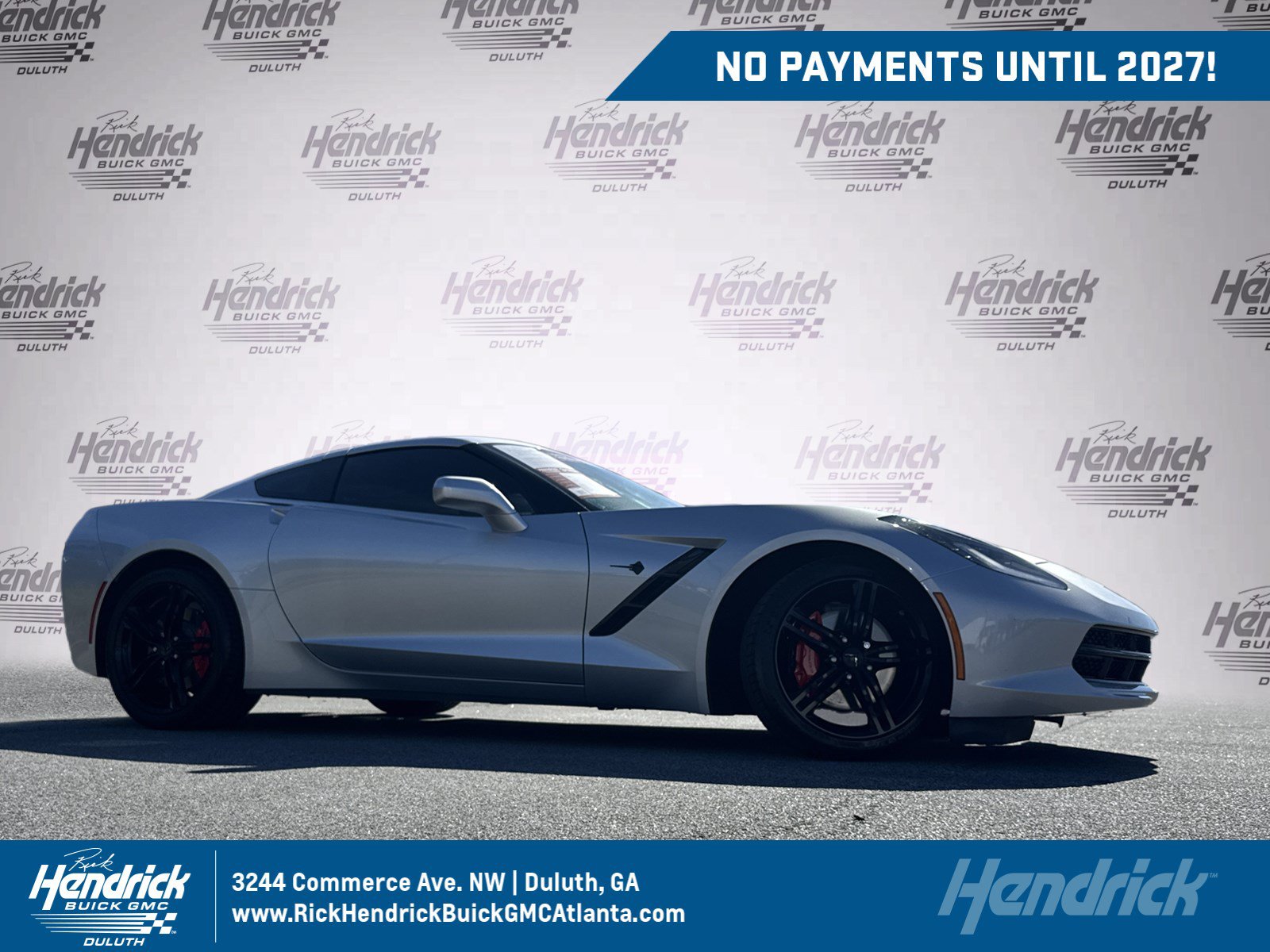 Used 2016 Chevrolet Corvette Stingray Coupe w/ Carbon Flash Badge Package