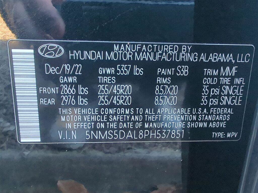 Used 2023 Hyundai Santa Fe Calligraphy AWD/4WD image 7