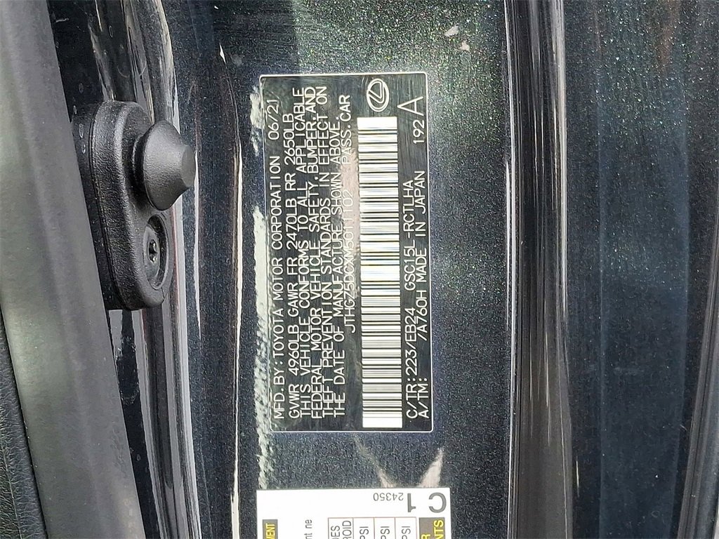 Used 2021 Lexus RC 350 F Sport w/ Accessory Package 2 image 30