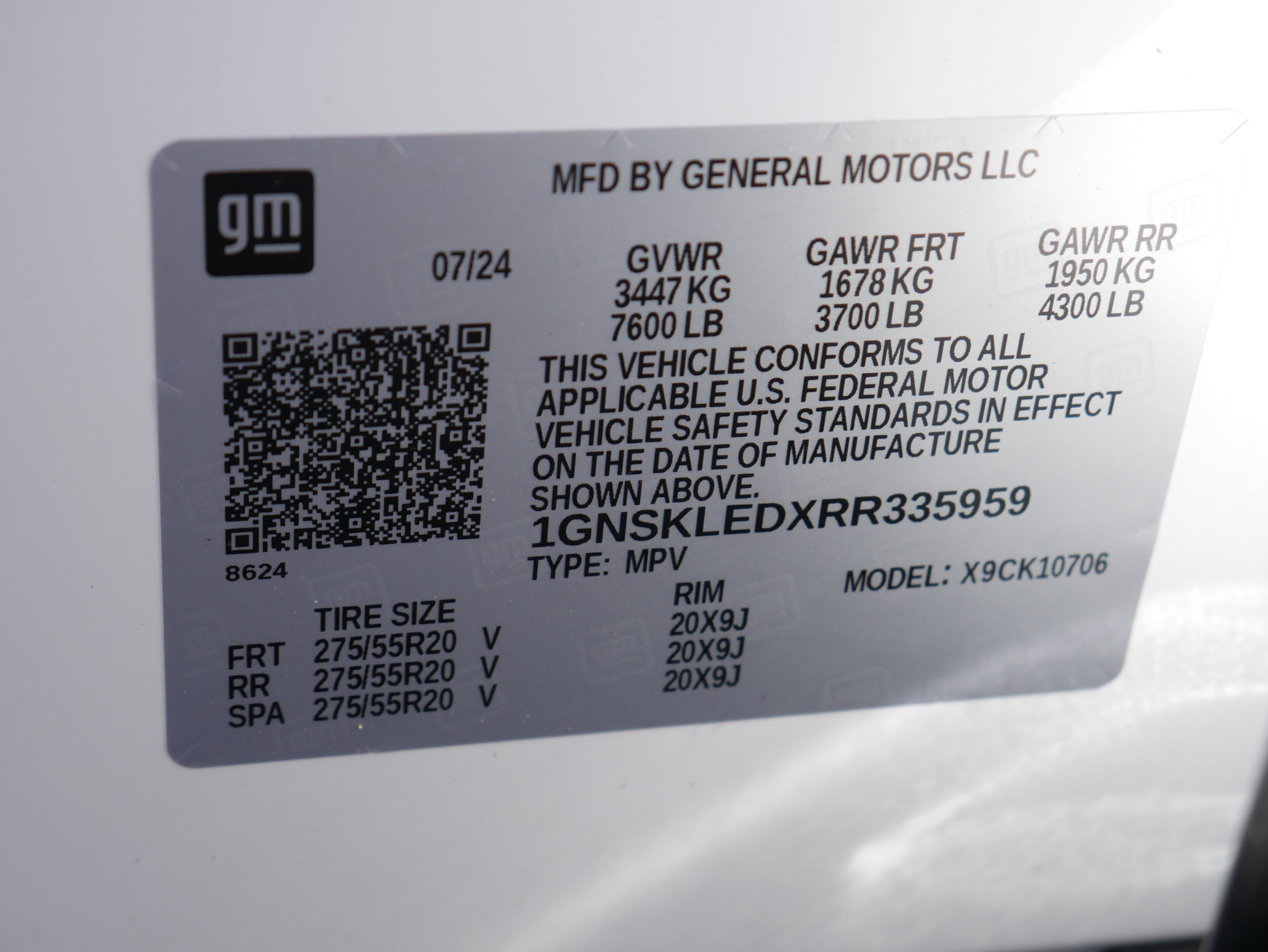 New 2024 Chevrolet Tahoe 4WD w/ Remote Keyless Entry Package image 33