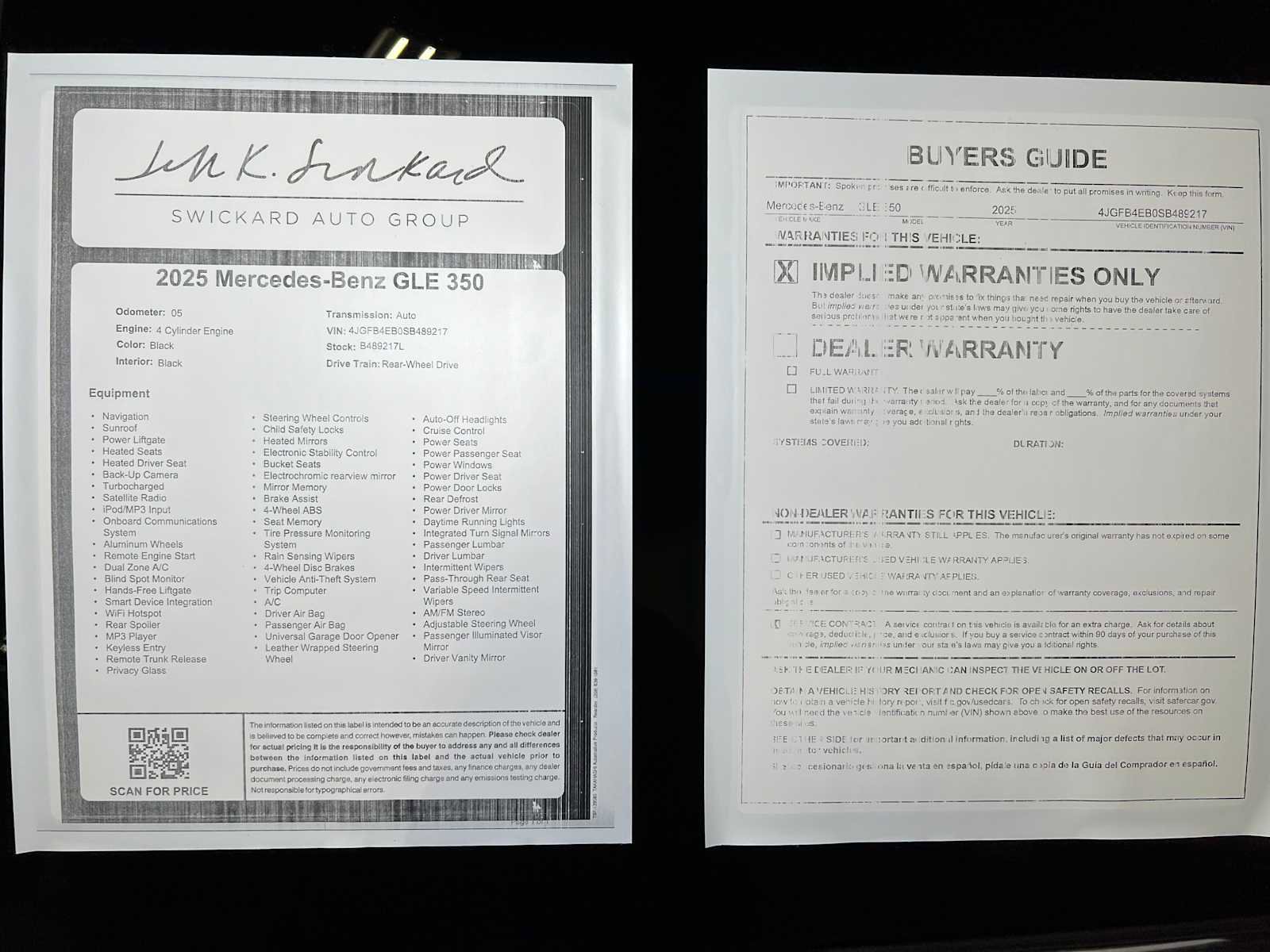 Used 2025 Mercedes-Benz GLE 350 4MATIC image 41