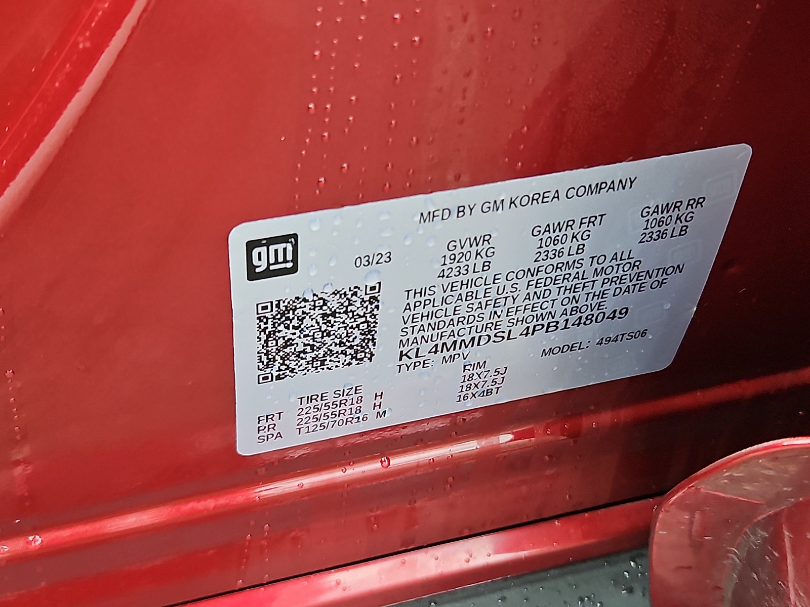 Used 2023 Buick Encore GX Select w/ Sport Touring Package FWD image 27