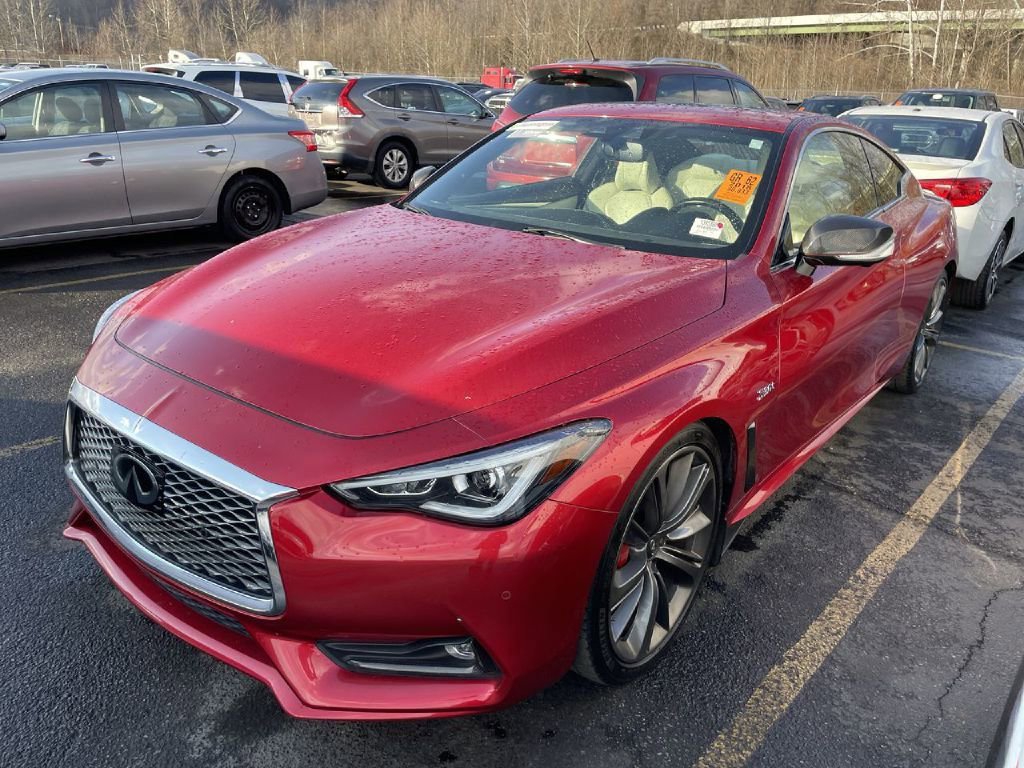 Used 2018 INFINITI Q60 Red Sport 400 w/ Pro Active Package image 1