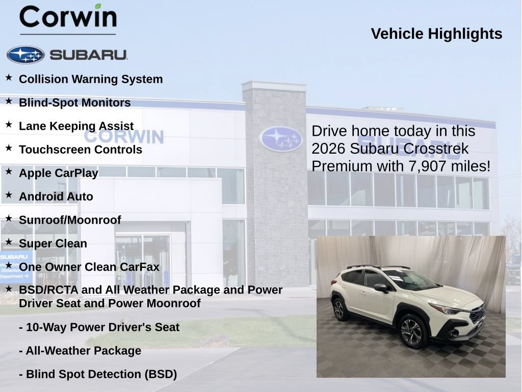 Used 2026 Subaru Crosstrek 2.5i Premium AWD/4WD image 6