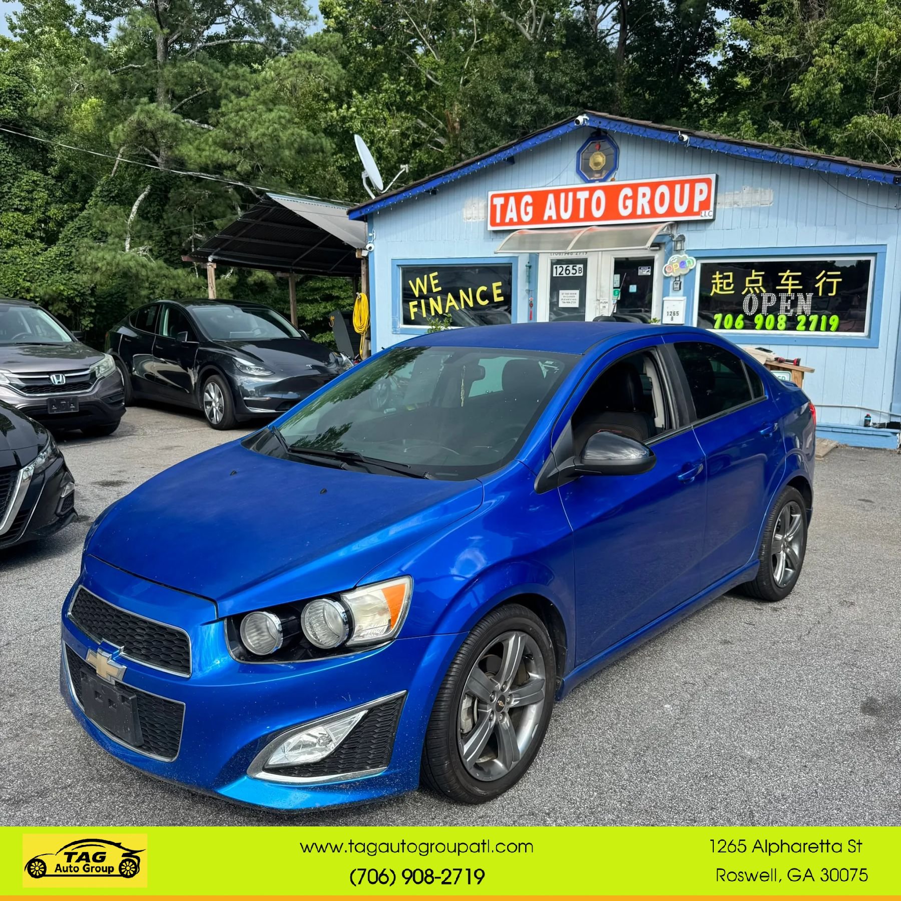 Used 2016 Chevrolet Sonic RS FWD image 1