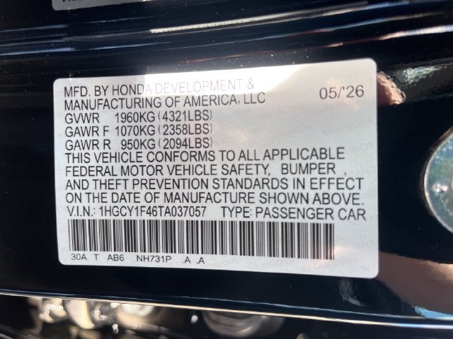 New 2026 Honda Accord SE image 20
