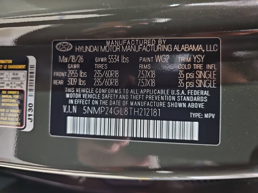 New 2026 Hyundai Santa Fe SEL FWD image 34